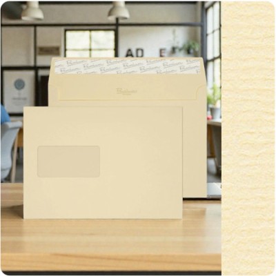 WINDOW Laid Vellum C5-162x229mm 120gsm - 500 Envelopes WINDOW Laid Vellum C5-162x229mm 120gsm - 500 Envelopes